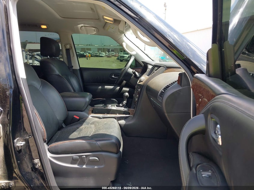 2018 Nissan Armada VIN JN8AY2NE8JX700035 IAAI salvage auction — FRONT END, Salvage (Oklahoma), sold $7,500 on 2026-07-29 (photo 5)
