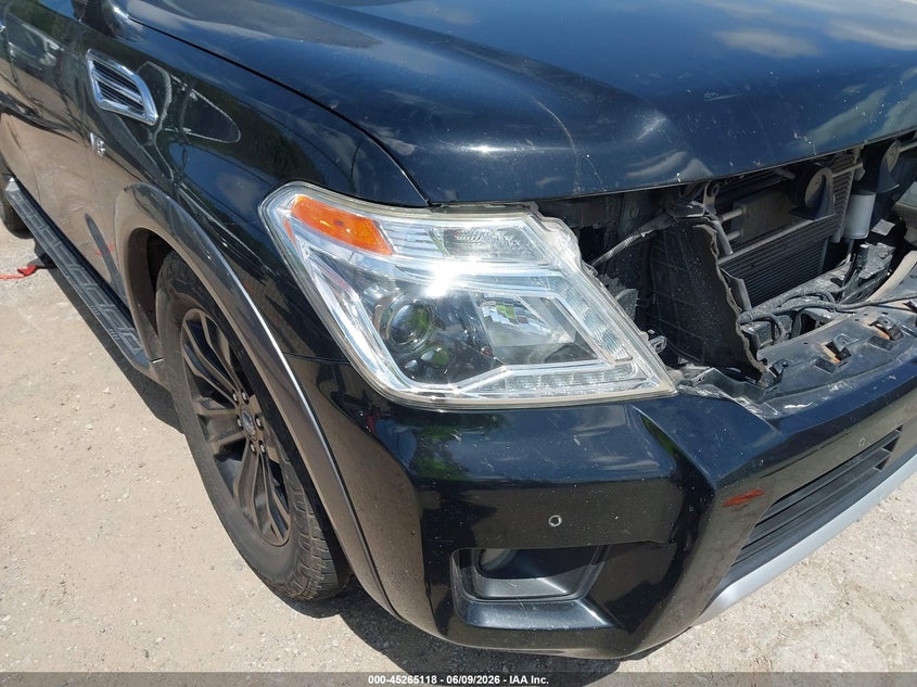2018 Nissan Armada VIN JN8AY2NE8JX700035 IAAI salvage auction — FRONT END, Salvage (Oklahoma), sold $7,500 on 2026-07-29 (photo 6)