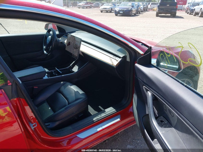 2019 Tesla Model 3 VIN 5YJ3E1EB0KF237669 IAAI salvage auction — REAR END, Salvage Title, sold $7,150 on 2026-07-16 (photo 5)