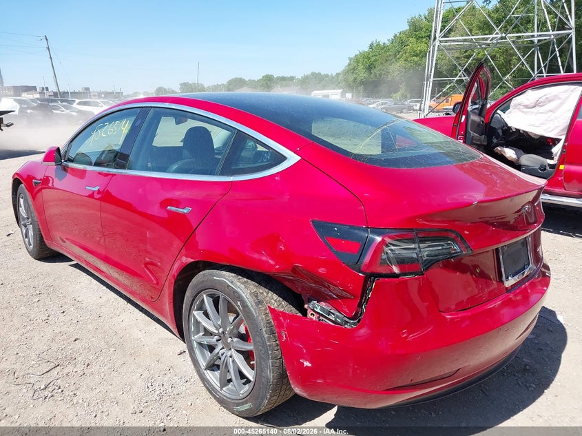 2019 Tesla Model 3 VIN 5YJ3E1EB0KF237669 IAAI salvage auction — REAR END, Salvage Title, sold $7,150 on 2026-07-16 (photo 6)