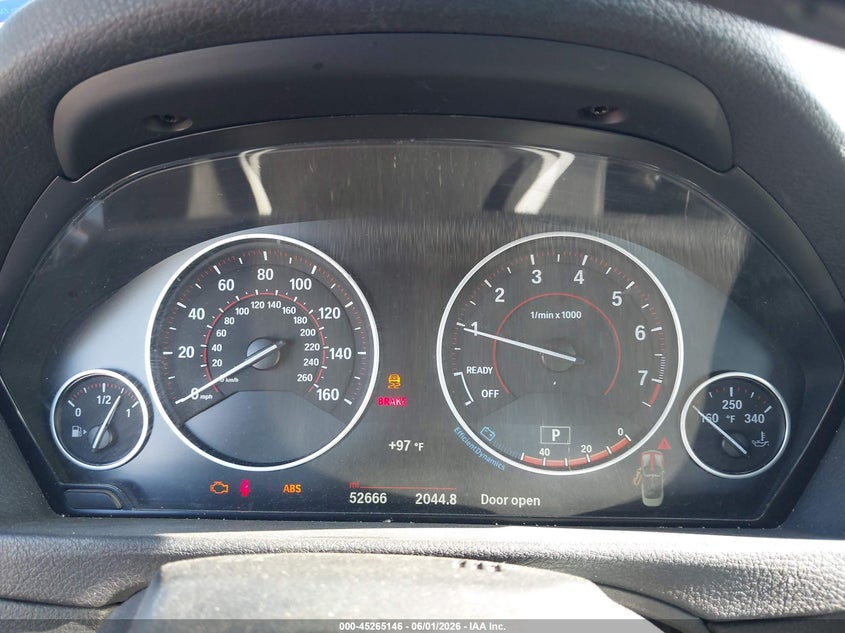 2016 BMW VIN WBA3T3C59G5A42001 IAAI salvage auction — FRONT END, Salvage Title, sold $6,600 on 2026-07-28 (photo 7)