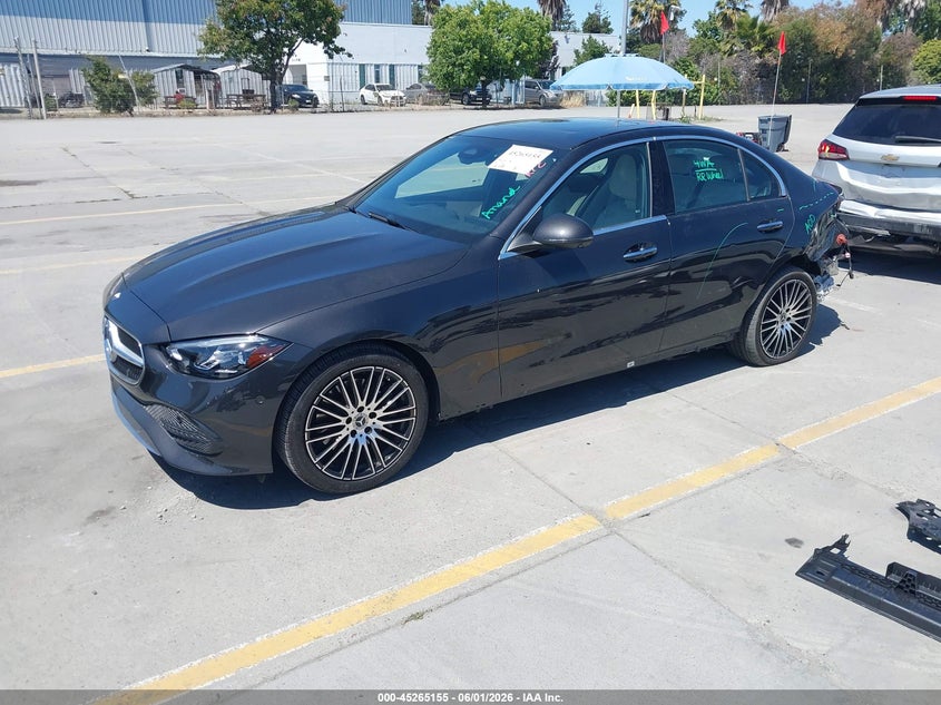 2025 Mercedes-benz VIN W1KAF4GB9SR267451 IAAI salvage auction — REAR END, Salvage Title, sold $21,100 on 2026-07-27 (photo 2)
