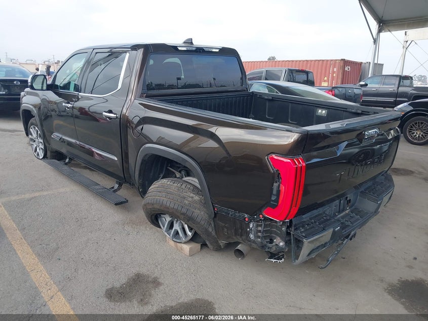 2022 Toyota Tundra VIN 5TFMA5AB9NX011105 IAAI salvage auction — REAR END, Salvage (California), sold $21,600 on 2026-08-06 (photo 3)