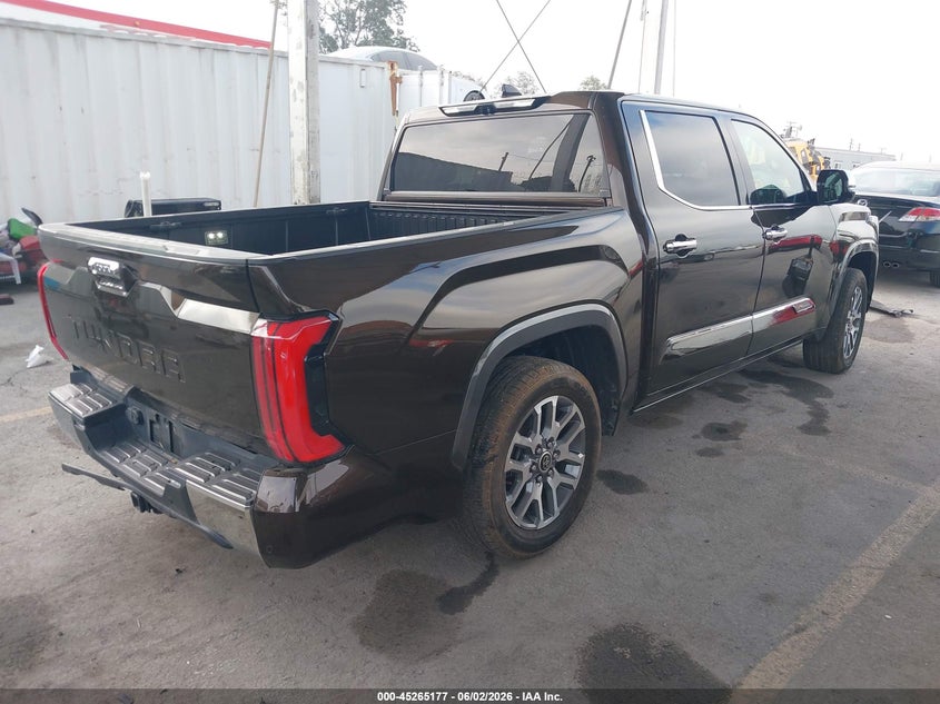 2022 Toyota Tundra VIN 5TFMA5AB9NX011105 IAAI salvage auction — REAR END, Salvage (California), sold $21,600 on 2026-08-06 (photo 4)