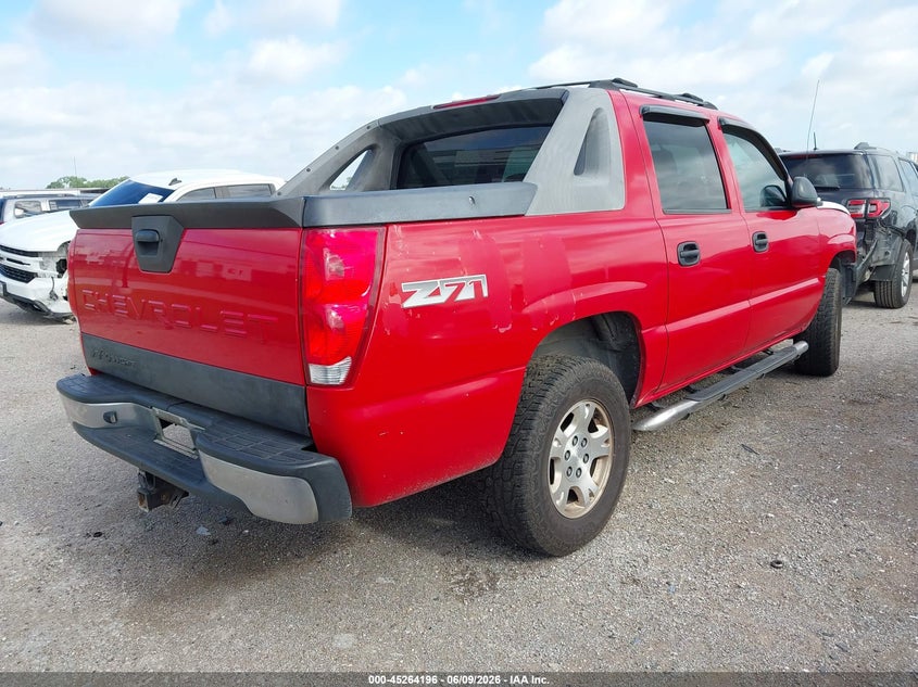 2004 Chevrolet Avalanche VIN 3GNEK12T84G171696 IAAI salvage auction — FRONT END, Original (Texas), sold $700 on 2026-07-19 (photo 4)