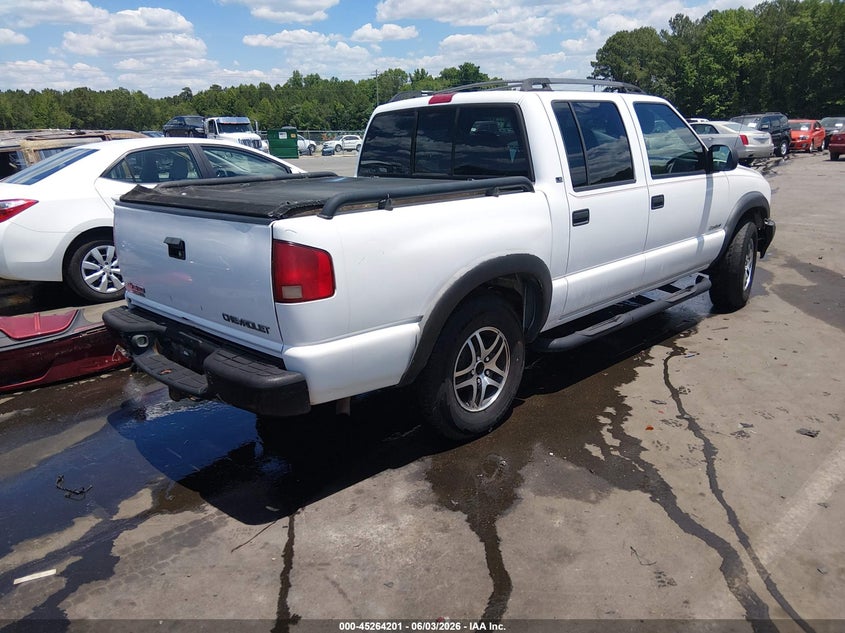 2004 Chevrolet S-10 VIN 1GCDT13X14K139619 IAAI salvage auction — FRONT END, Salvage (North Carolina), sold $725 on 2026-07-08 (photo 4)