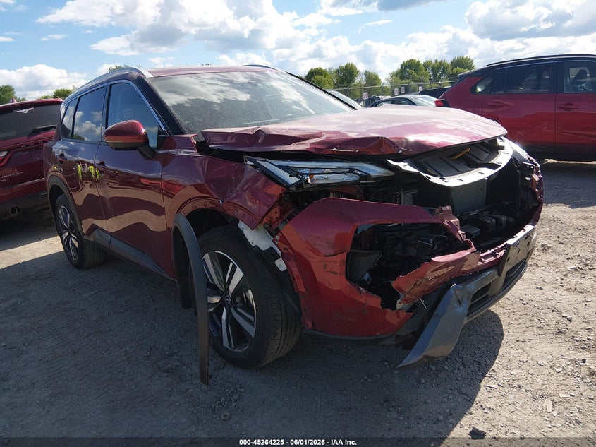 2024 Nissan Rogue VIN JN8BT3CB8RW174122 IAAI salvage auction — FRONT END, Mv-907A (New York), sold $8,000 on 2026-07-16 (photo 1)