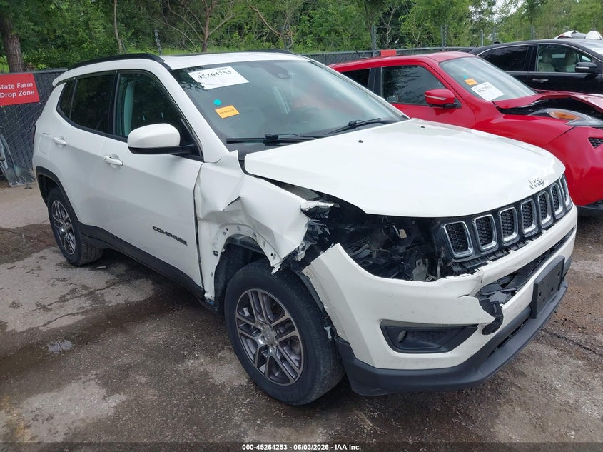 2020 Jeep Compass VIN 3C4NJDBB4LT228857 IAAI salvage auction — FRONT END, Salvage (Missouri), sold $2,450 on 2026-07-20 (photo 1)