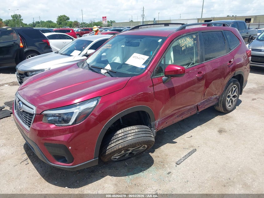 2021 Subaru Forester VIN JF2SKAJC9MH471395 IAAI salvage auction — LEFT & RIGHT, Salvage Title, sold $2,100 on 2026-07-15 (photo 6)