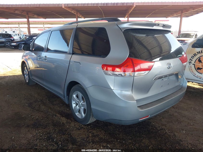 2014 Toyota Sienna VIN 5TDKK3DC5ES447582 IAAI salvage auction — NORMAL WEAR, Salvage Title, sold $3,000 on 2026-07-07 (photo 3)