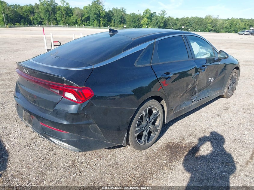 2022 Kia K5 VIN 5XXG64J22NG132638 IAAI salvage auction — RIGHT SIDE, Salvage Title, sold $4,775 on 2026-07-08 (photo 4)