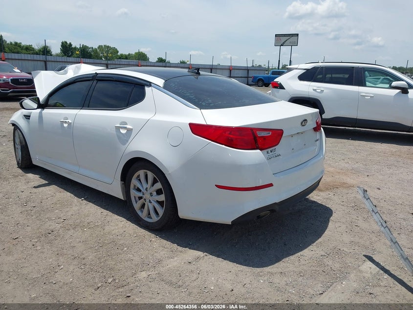 2015 Kia Optima VIN 5XXGN4A79FG433598 IAAI salvage auction — FRONT END, Salvage Title, sold $375 on 2026-07-08 (photo 3)