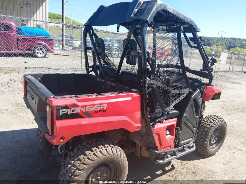 2025 Honda Sxs VIN 1HFVE0744S4001542 IAAI salvage auction — FRONT END, Salvage (West Virginia), sold $3,400 on 2026-07-28 (photo 4)