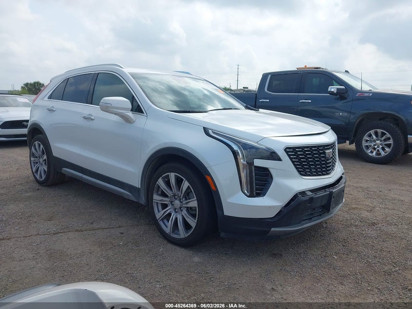 2021 Cadillac Xt4 VIN 1GYFZCR47MF081227 IAAI salvage auction — LEFT FRONT, Original (Texas), sold $8,350 on 2026-09-01 (photo 1)