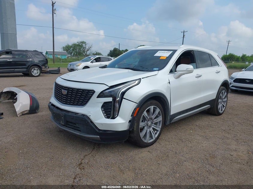 2021 Cadillac Xt4 VIN 1GYFZCR47MF081227 IAAI salvage auction — LEFT FRONT, Original (Texas), sold $8,350 on 2026-09-01 (photo 2)