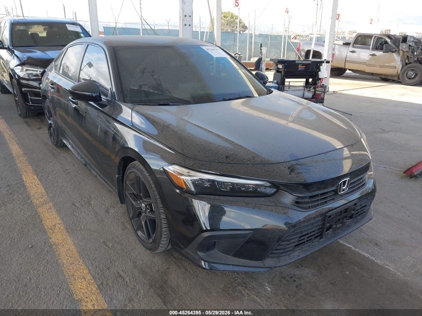 2024 Honda Civic VIN 2HGFE2F52RH531768 IAAI salvage auction — REAR END, Salvage Title, sold $9,700 on 2026-07-22 (photo 1)