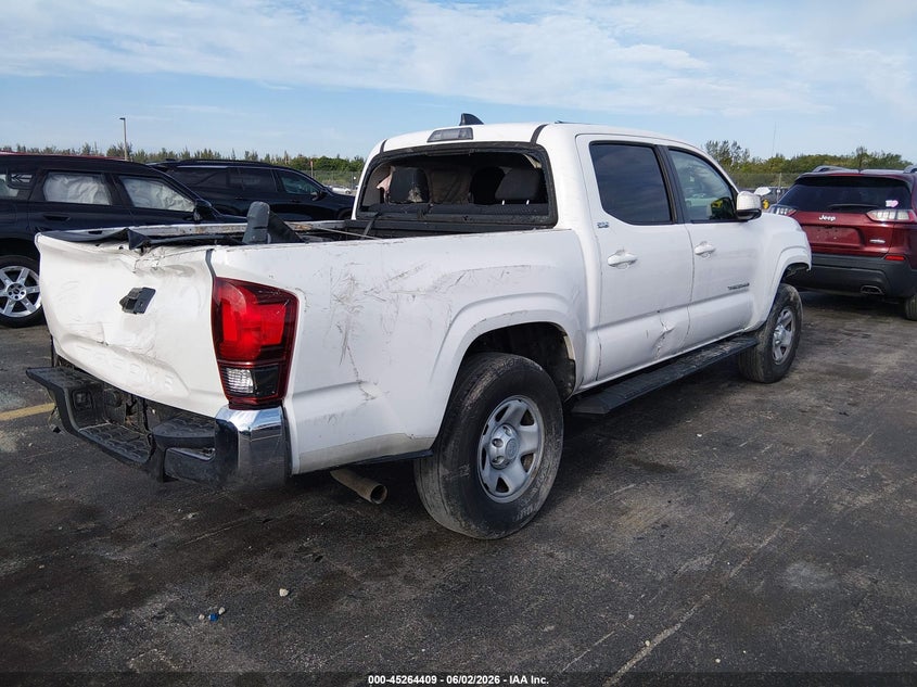 2020 Toyota Tacoma VIN 5TFAX5GNXLX165869 IAAI salvage auction — ROLLOVER, Salvage Title, sold $8,350 on 2026-07-09 (photo 4)