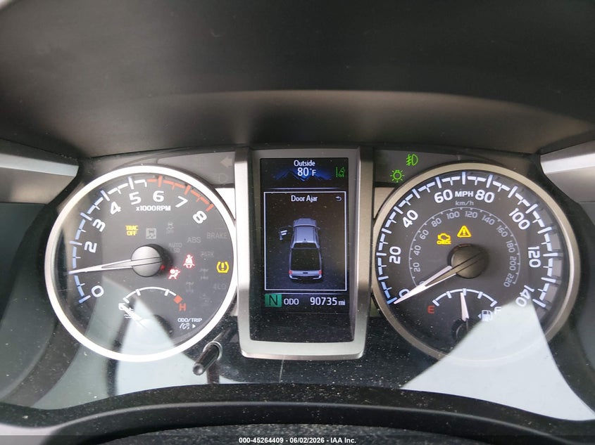 2020 Toyota Tacoma VIN 5TFAX5GNXLX165869 IAAI salvage auction — ROLLOVER, Salvage Title, sold $8,350 on 2026-07-09 (photo 7)