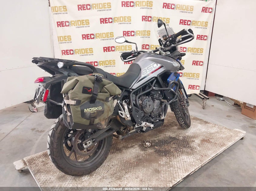 2021 Triumph motorcycle Tiger VIN SMTE68DG0MTAE2859 IAAI salvage auction — SIDE, Bill Of Sale (Georgia), sold $3,200 on 2026-07-22 (photo 4)