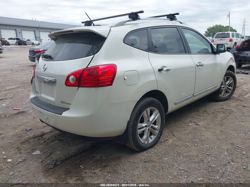 2013 Nissan Rogue VIN JN8AS5MV6DW650332 IAAI salvage auction — LEFT REAR, Salvage Title, sold $725 on 2026-07-22 (photo 4)