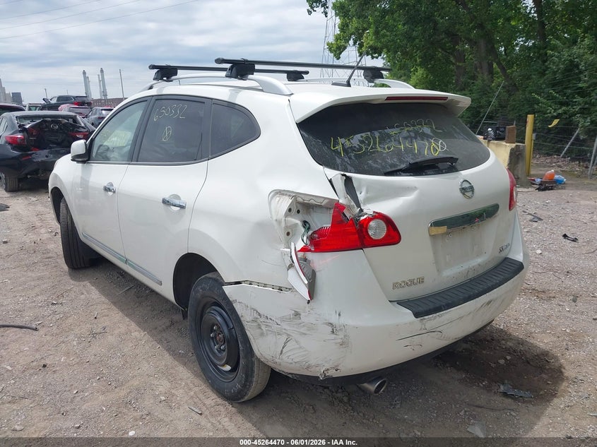 2013 Nissan Rogue VIN JN8AS5MV6DW650332 IAAI salvage auction — LEFT REAR, Salvage Title, sold $725 on 2026-07-22 (photo 6)