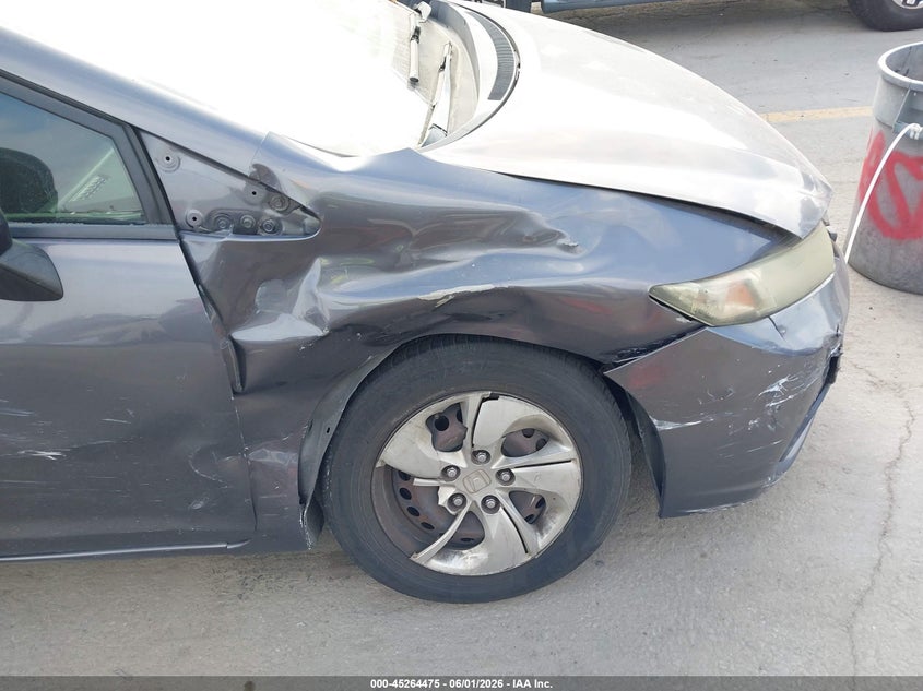 2015 Honda Civic VIN 19XFB2F54FE707590 IAAI salvage auction — RIGHT FRONT, Salvage Title, sold $1,500 on 2026-07-22 (photo 6)