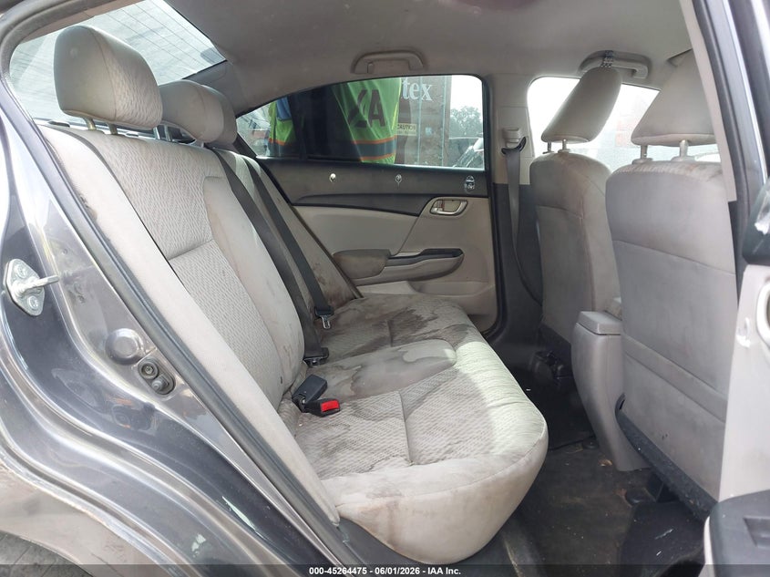 2015 Honda Civic VIN 19XFB2F54FE707590 IAAI salvage auction — RIGHT FRONT, Salvage Title, sold $1,500 on 2026-07-22 (photo 8)