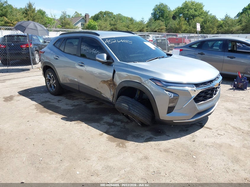 2025 Chevrolet Trax VIN KL77LHEPXSC317339 IAAI salvage auction — SIDE, Salvage Title, sold $5,300 on 2026-07-08 (photo 1)