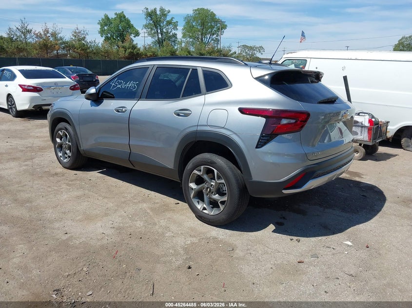 2025 Chevrolet Trax VIN KL77LHEPXSC317339 IAAI salvage auction — SIDE, Salvage Title, sold $5,300 on 2026-07-08 (photo 3)