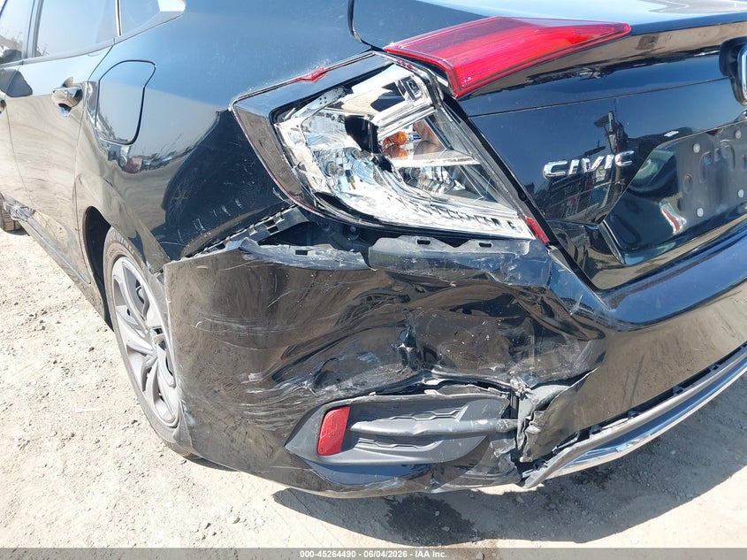 2020 Honda Civic VIN 19XFC2F65LE213160 IAAI salvage auction — REAR END, Salvage Title, sold $3,900 on 2026-07-22 (photo 6)