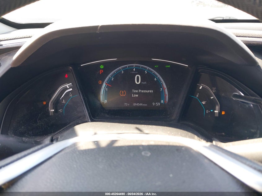 2020 Honda Civic VIN 19XFC2F65LE213160 IAAI salvage auction — REAR END, Salvage Title, sold $3,900 on 2026-07-22 (photo 7)