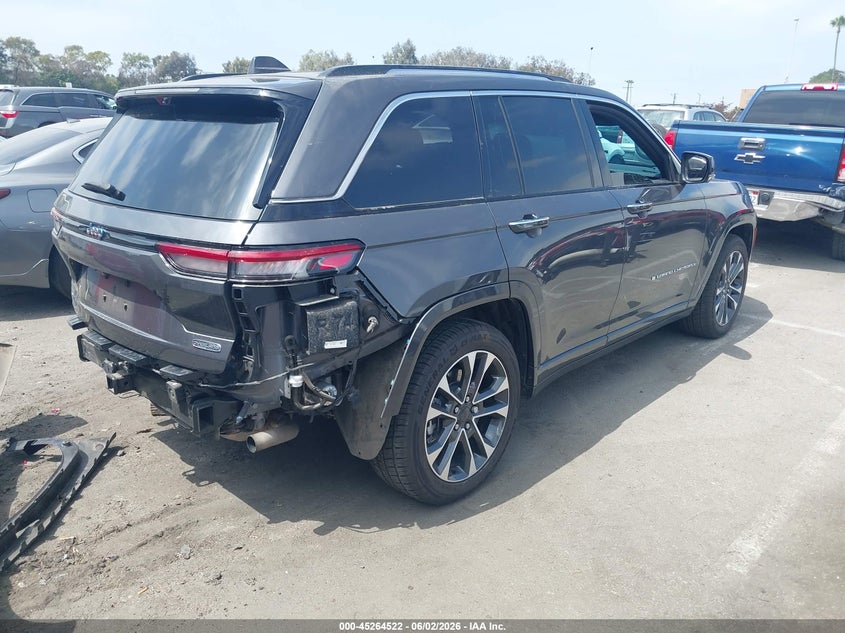 2022 Jeep Grand cherokee VIN 1C4RJYD63N8716174 IAAI salvage auction — REAR END, Salvage Title, sold $16,100 on 2026-08-22 (photo 4)