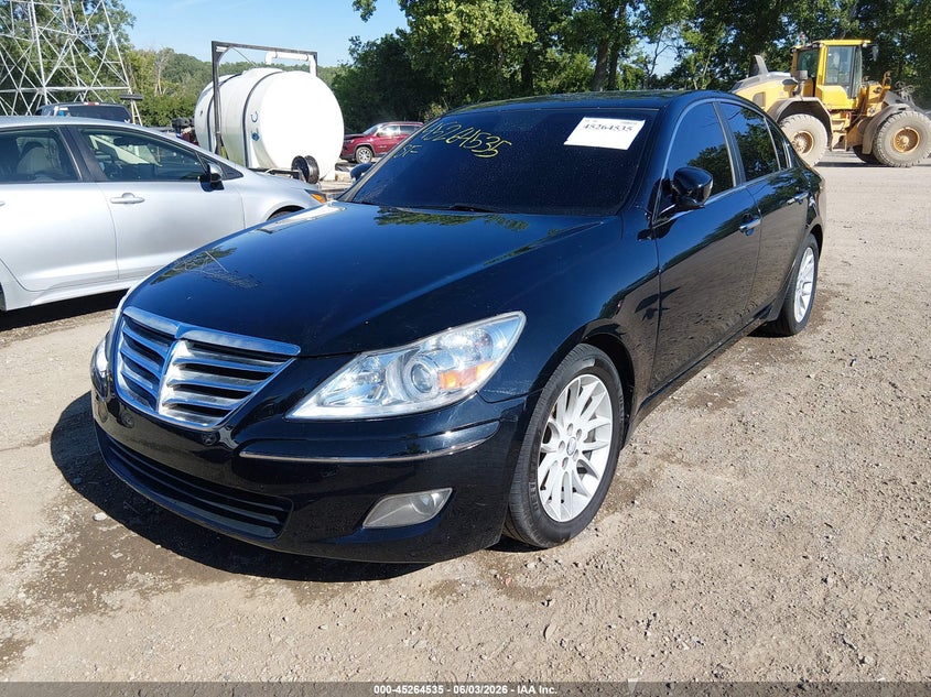 2011 Hyundai Genesis VIN KMHGC4DE3BU139176 IAAI salvage auction — RIGHT FRONT, Clear (Indiana), sold $1,875 on 2026-07-22 (photo 2)