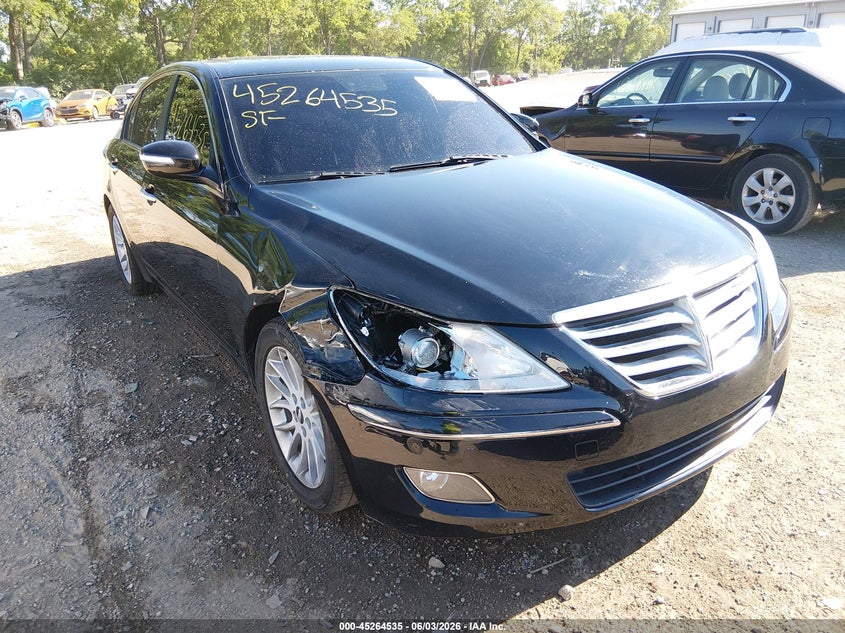 2011 Hyundai Genesis VIN KMHGC4DE3BU139176 IAAI salvage auction — RIGHT FRONT, Clear (Indiana), sold $1,875 on 2026-07-22 (photo 6)