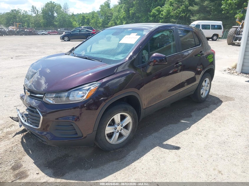 2020 Chevrolet Trax VIN KL7CJNSB5LB336044 IAAI salvage auction — FRONT END, Salvage Title, sold $1,850 on 2026-07-06 (photo 2)