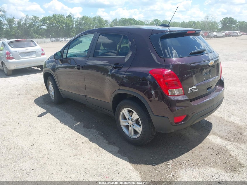 2020 Chevrolet Trax VIN KL7CJNSB5LB336044 IAAI salvage auction — FRONT END, Salvage Title, sold $1,850 on 2026-07-06 (photo 3)