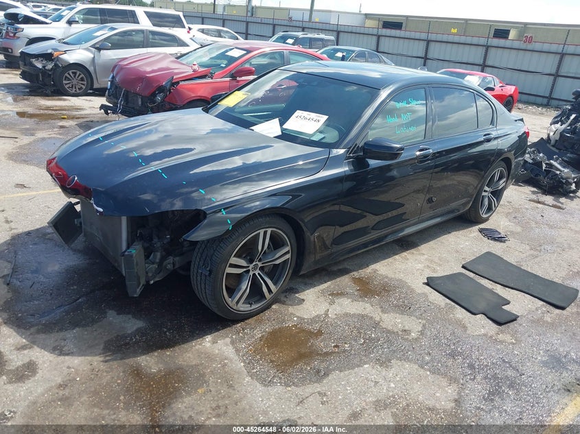 2019 BMW 7er VIN WBA7F0C58KGM24814 IAAI salvage auction — FRONT END, Salvage Title, sold $5,900 on 2026-07-15 (photo 2)