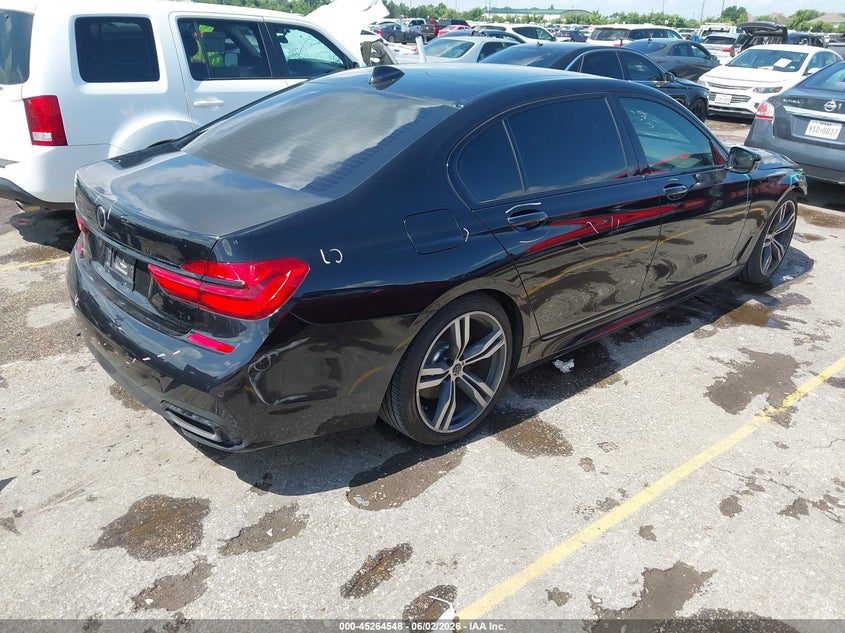 2019 BMW 7er VIN WBA7F0C58KGM24814 IAAI salvage auction — FRONT END, Salvage Title, sold $5,900 on 2026-07-15 (photo 4)