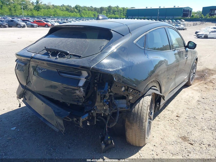 2025 Ford Mustang mach-e VIN 3FMTK3S59SMA38565 IAAI salvage auction — REAR END, Salvage Title, sold $9,700 on 2026-07-30 (photo 4)
