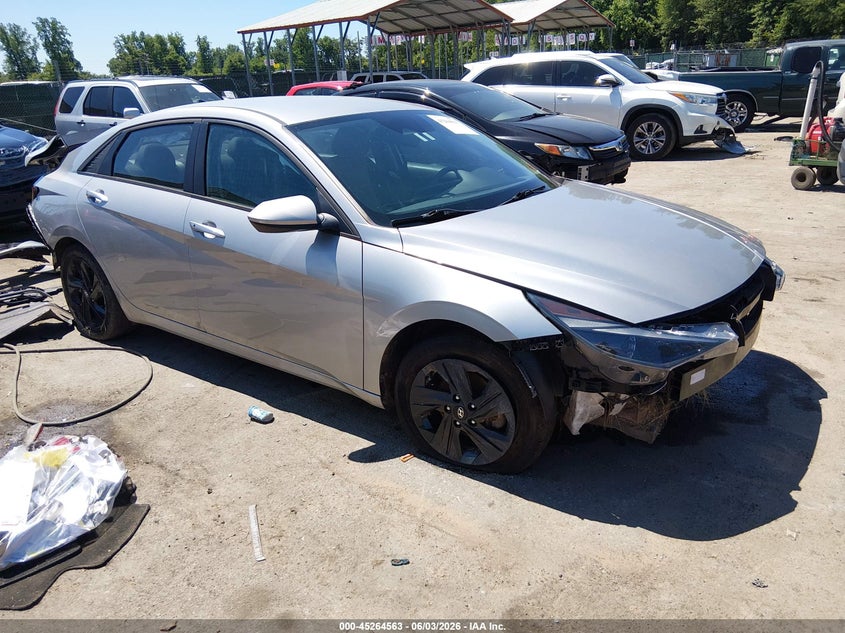 2021 Hyundai Elantra VIN 5NPLM4AG8MH017674 IAAI salvage auction — REAR END, Salvage (West Virginia), sold $1,250 on 2026-07-23 (photo 1)