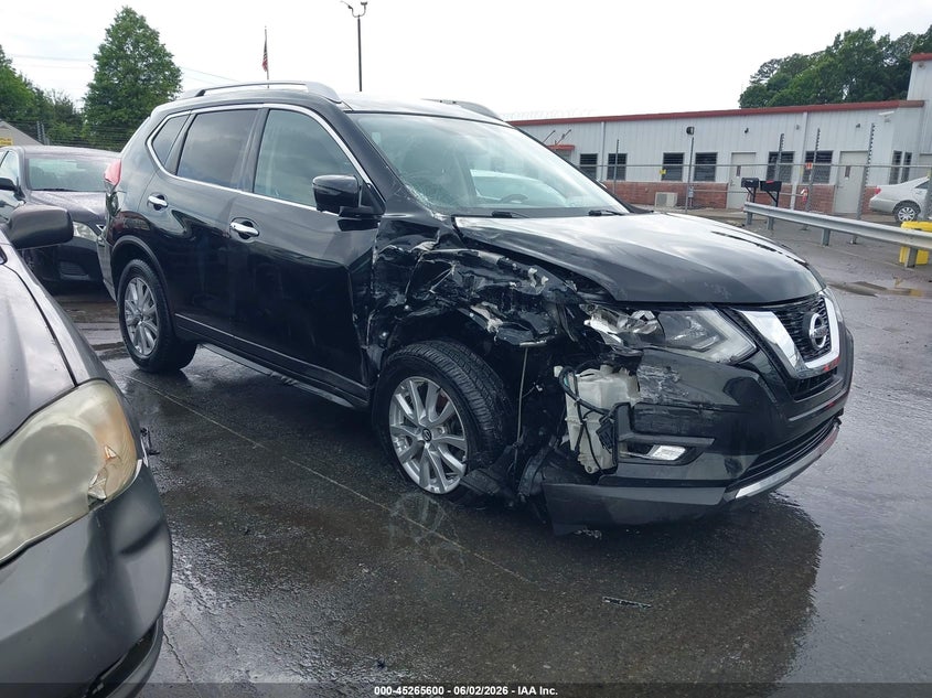 2017 Nissan Rogue VIN KNMAT2MV5HP505225 IAAI salvage auction — RIGHT FRONT, Salvage Title, sold $2,800 on 2026-07-20 (photo 1)
