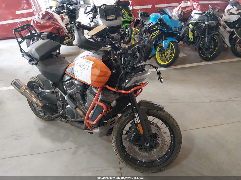 2021 Harley-davidson Pan america VIN 1HD1ZES11MB308610 IAAI salvage auction — FRONT END, Bill Of Sale (Georgia), sold $1,850 on 2026-07-22 (photo 1)