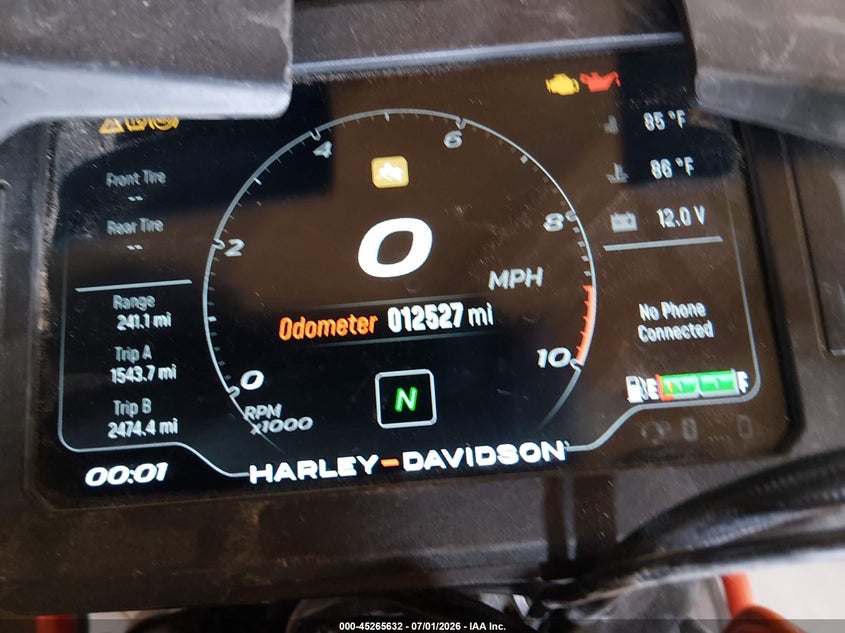 2021 Harley-davidson Pan america VIN 1HD1ZES11MB308610 IAAI salvage auction — FRONT END, Bill Of Sale (Georgia), sold $1,850 on 2026-07-22 (photo 7)