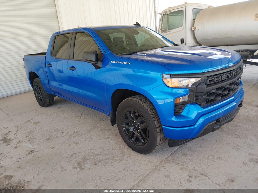 2026 Chevrolet Silverado VIN 1GCPABEK3TZ169429 IAAI salvage auction — REAR END, Salvage Title, sold $21,250 on 2026-07-09 (photo 1)