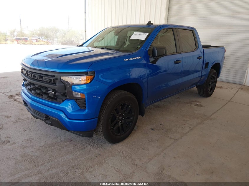 2026 Chevrolet Silverado VIN 1GCPABEK3TZ169429 IAAI salvage auction — REAR END, Salvage Title, sold $21,250 on 2026-07-09 (photo 2)