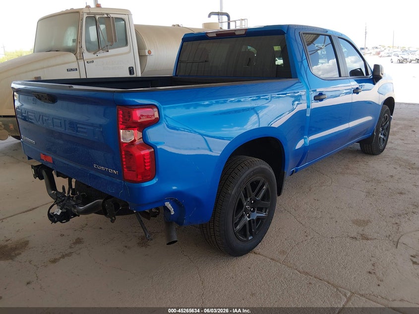 2026 Chevrolet Silverado VIN 1GCPABEK3TZ169429 IAAI salvage auction — REAR END, Salvage Title, sold $21,250 on 2026-07-09 (photo 4)