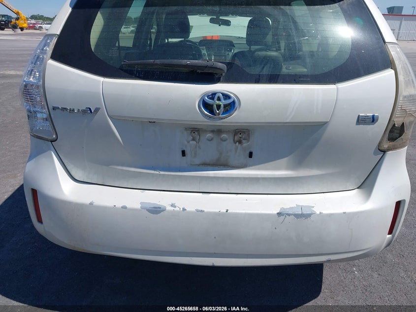 2013 Toyota Prius v VIN JTDZN3EU6D3191904 IAAI salvage auction — LEFT FRONT, Salvage Title, sold $1,600 on 2026-07-11 (photo 6)