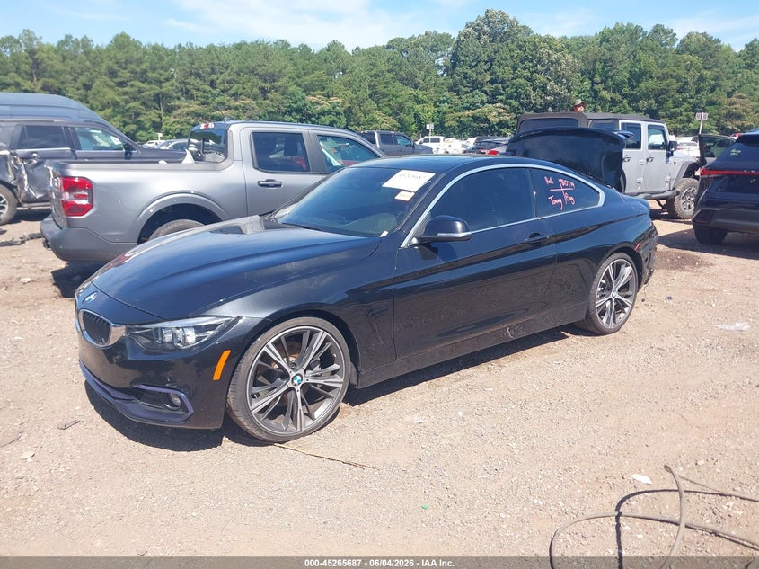 2018 BMW 4er VIN WBA4W7C53JAB93501 IAAI salvage auction — REAR END, Salvage (Alabama), sold $8,800 on 2026-07-29 (photo 2)
