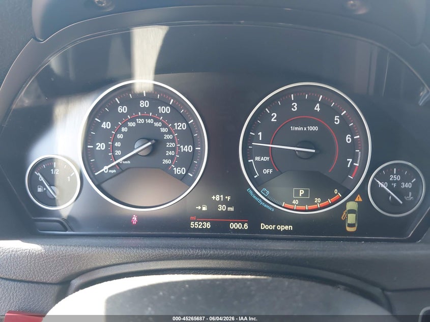 2018 BMW 4er VIN WBA4W7C53JAB93501 IAAI salvage auction — REAR END, Salvage (Alabama), sold $8,800 on 2026-07-29 (photo 7)