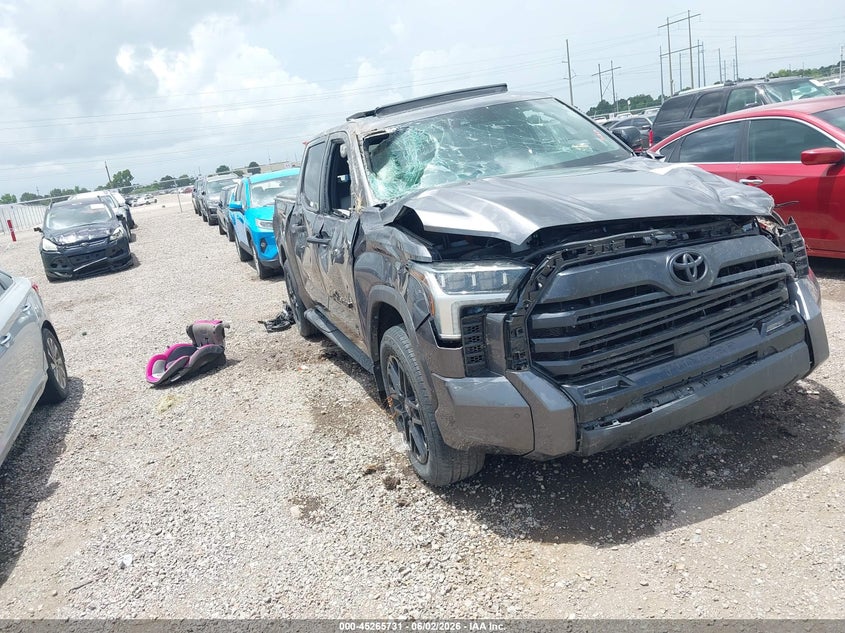 2025 Toyota Tundra VIN 5TFZA5AB1SX048134 IAAI salvage auction — ROLLOVER, Salvage (Louisiana), sold $12,000 on 2026-07-29 (photo 1)